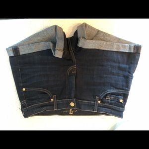 7 for all mankind denim shorts size 28